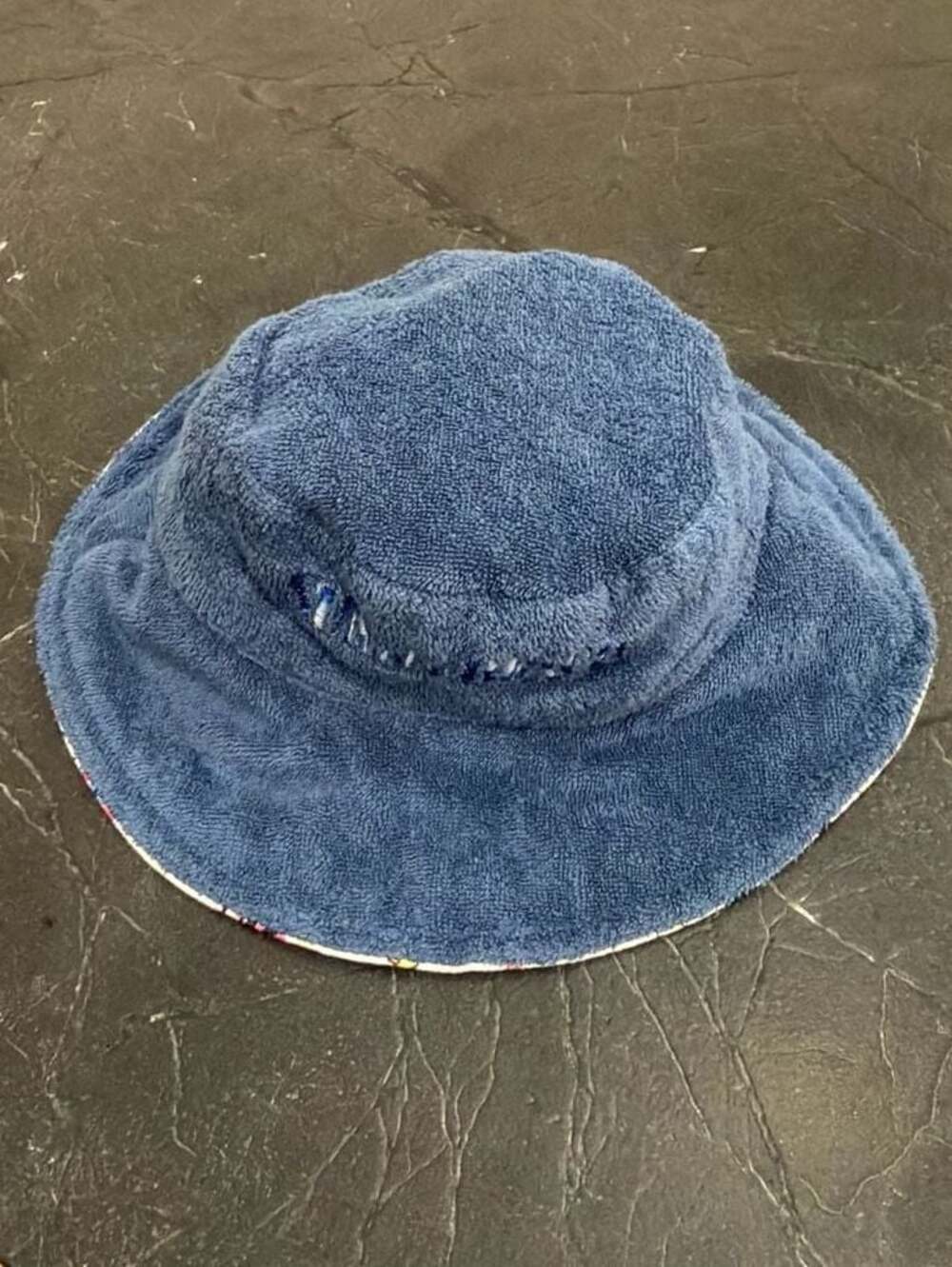Sun of a Beach Reversible Electric Eyes & Blue Terry Bucket Hat - Picture 2 of 3